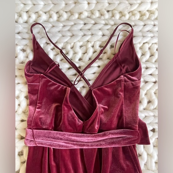 Velvet jumpsuit - Picture 5 of 6